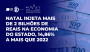 Pesquisa CDL Cuiab - Natal em MT promete movimentar mais de 2,05 bilhes de reais na economia, 14,86% a mais que 2022